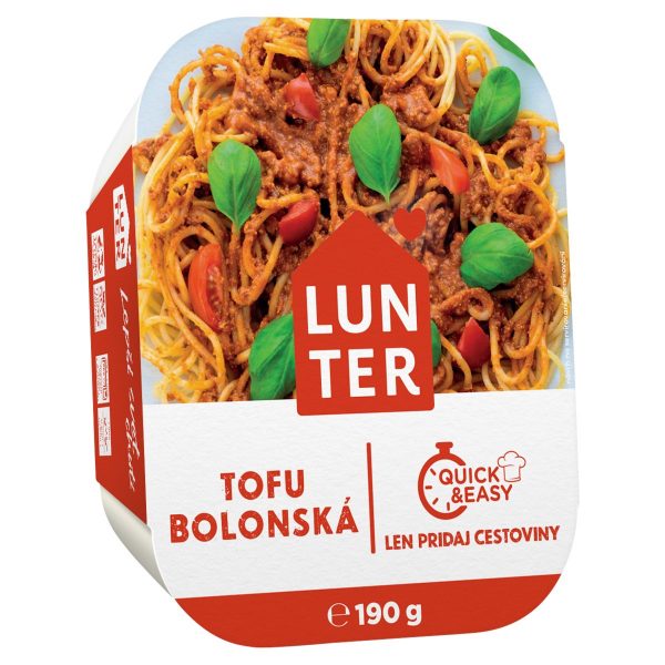 Quick&Easy tofu Bolonská omáčka 190g Lunter 1