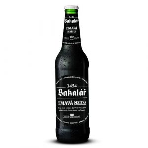 Pivo Bakalář Desítka tmavá 500ml sklo *ZO 6