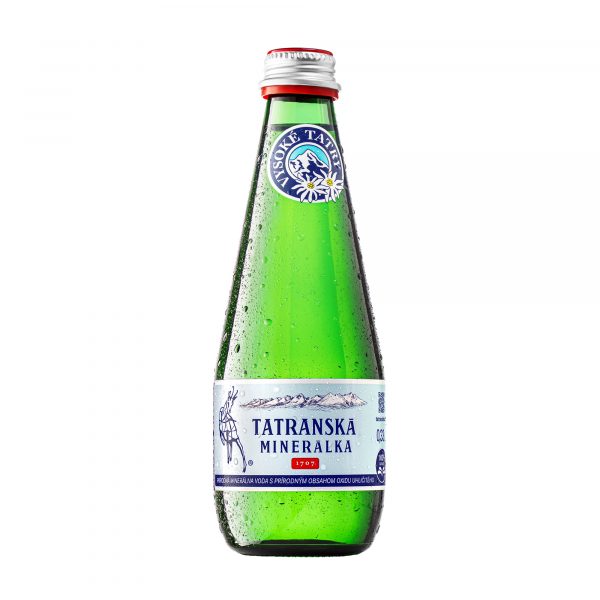 Tatranská minerálka, minerálna voda 330ml 1