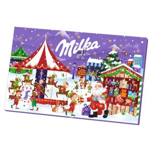 Milka adventný kalendár mliečna čokoláda 119,6 g 1