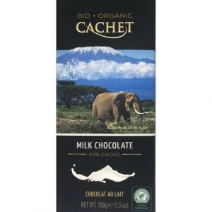 Cachet Bio Mliečna čokoláda 40% Tanzánia 100g 2