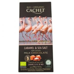 Cachet Bio Mliečna čokoláda 40% slaný karamel 100g 6