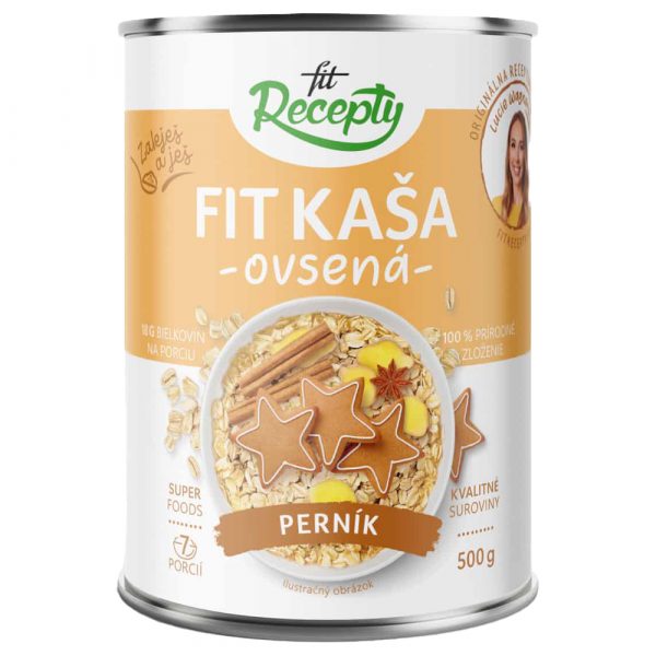 Fit kaša ovsená, perník 500g Fit recepty 1