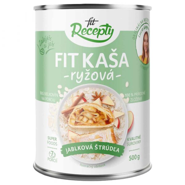 Fit kaša ryžová, jablková štrúdľa 500g Fit recepty 1