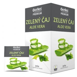 Herbex čaj Zelený čaj Aloe Vera 20x1,5g (30g) 6
