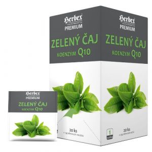 Herbex čaj Zelený čaj s Q10 20x1,5g (30g) 7
