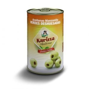 Olivy zelené celé bez kôstky 4,3kg Karina 10