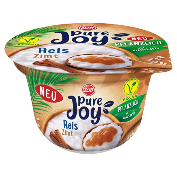 Pure Joy Vegan ryžový dezert Škorica 160g Zott 1