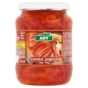 Paprika červená rezy 720ml (630g) Ady 7