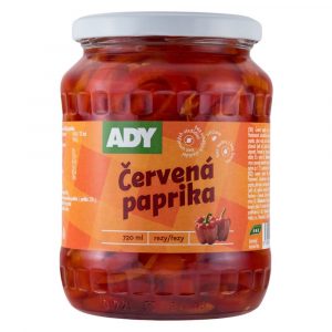 Paprika červená rezy 720ml (630g) Ady 4