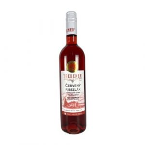 Víno ovocné Červený ríbezlák Thebener 0,75l 11