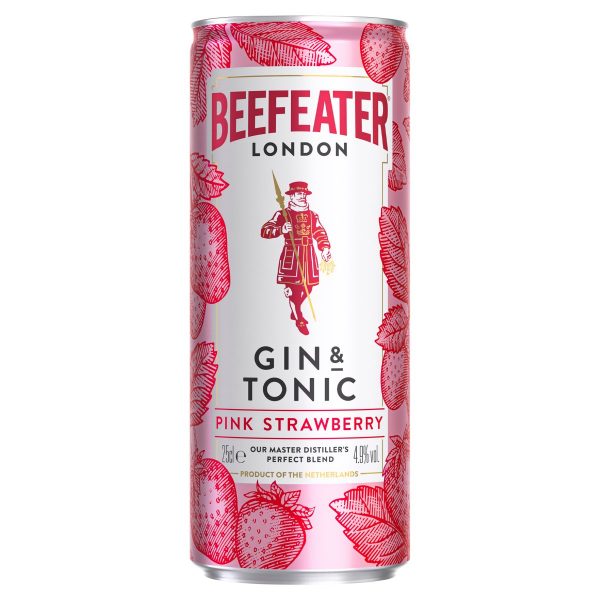 Beefeater Pink Strawberry Gin Tonic 4,9% 0,25l *ZO 1