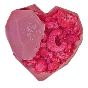 ChocoHeart čokoládové srdce Ruby maliny 35g 20