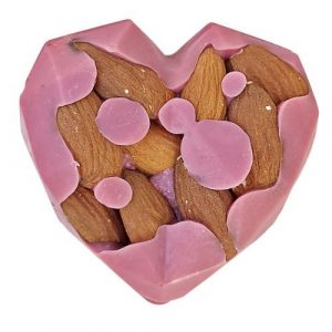 ChocoHeart čokoládové srdce Ruby mandle 35g 21