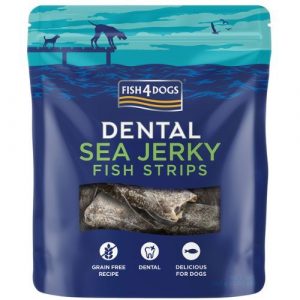 Fish4dogs Dental Sea Jerky : prúžky. 100g 24