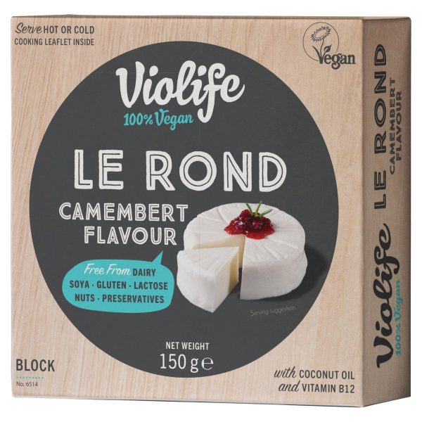 Syr rastlinný Le Rond Camembert 150g Violife 1