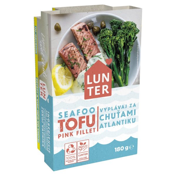 Tofu Seafoo pink fillet 180g Lunter 1