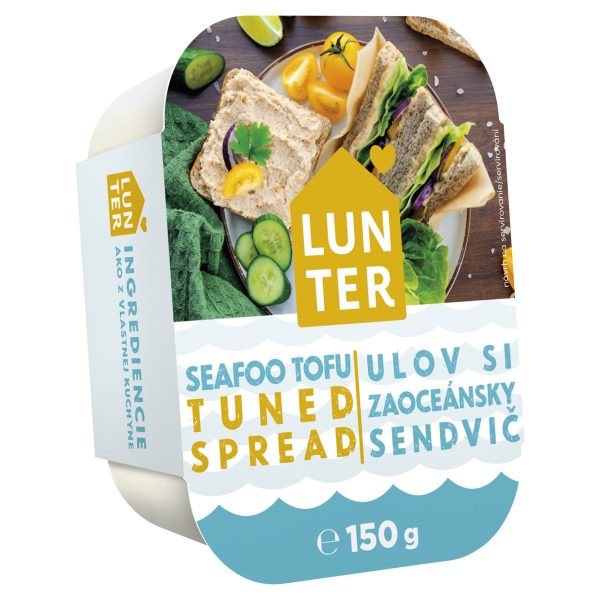 Nátierka rastlinná Tuned Tofu Seafoo 150g Lunter 1
