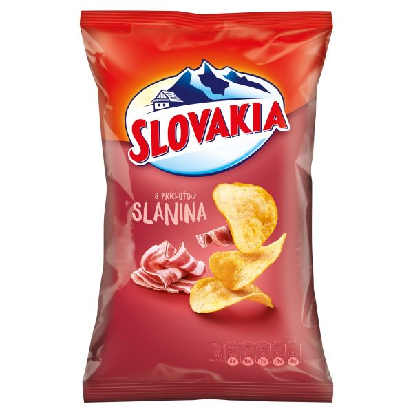 Slovakia Chips s príchuťou Slanina 130g 1
