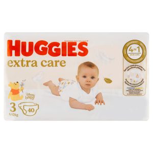 Huggies Extra Care Veľ.3, Plienky 40ks 24