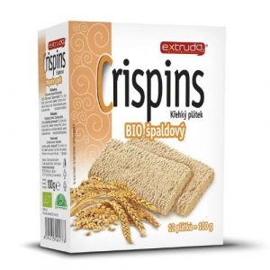 Crispins špaldové plátky 100g Extrudo 18