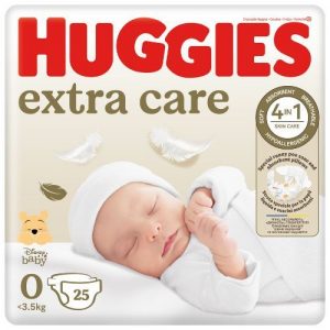 Huggies Extra Care Veľ.0, Plienky 25ks 23