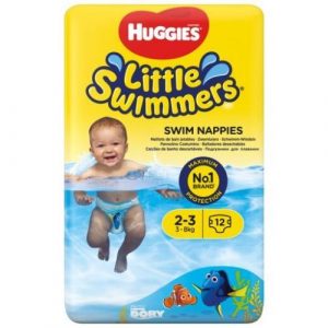 Huggies Little Swimmers 2/3, Plienky do vody 12ks 18
