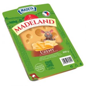 Syr Madeland údený 44 % plátky 100g Madeta 10