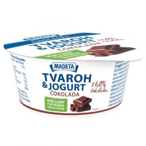 Tvaroh & jogurt čokoláda 135g Madeta VÝPREDAJ 8