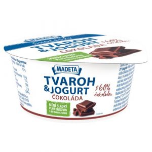 Tvaroh & jogurt čokoláda 135g Madeta 9