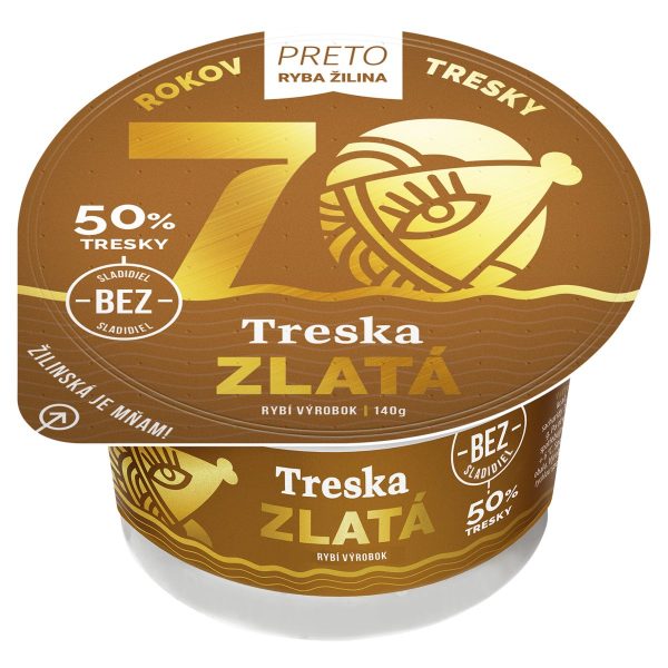 Treska Zlatá 140g PRETO Žilina VÝPREDAJ 1