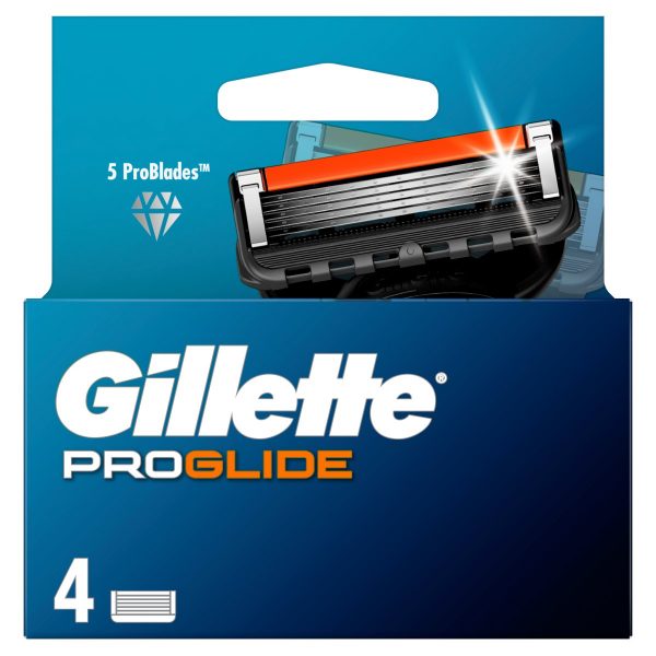 Gillette ProGlide náhradné holiace hlavice 4ks 1