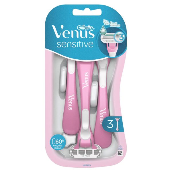 Gillette Venus Sensitive holiaci strojček 3ks 1