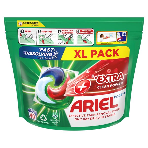 Ariel All in 1 Pods Extra Clean kapsule 40PD 1