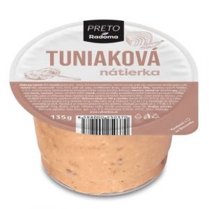 Nátierka Tuniaková 135g PRETO Radoma VÝPREDAJ 22