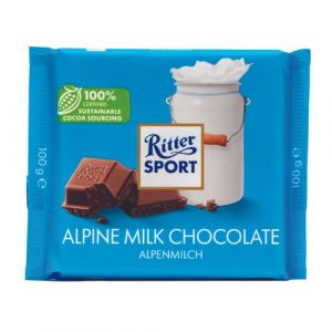 Ritter Sport mliečna čokoláda 100g 16