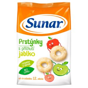 Sunar chrumky jablkové prstienky 50g 9