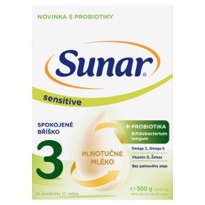 Sunar Sensitive 3 Mlieko batoľacie 500g (2x250g) 22