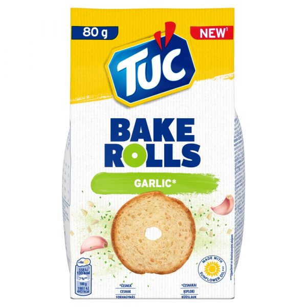 Tuc Bake Rolls cesnak 80g 1