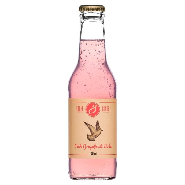 Three cents soda pink grapefruit 200ml 1