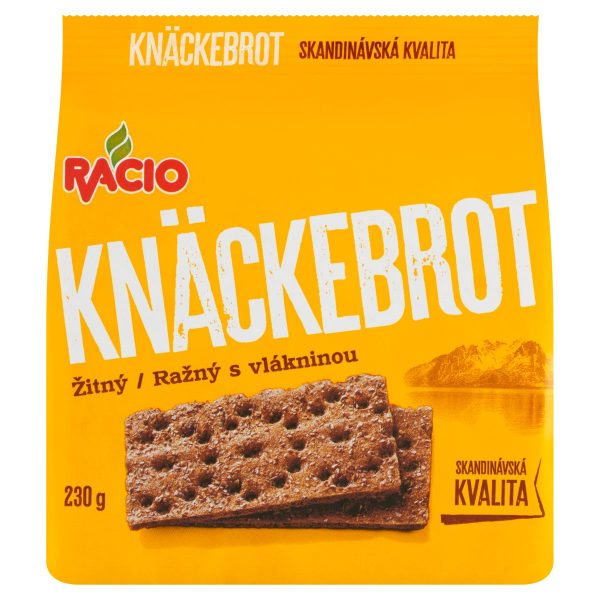 RACIO Knäckebrot ražný s vlákninou 230g 1