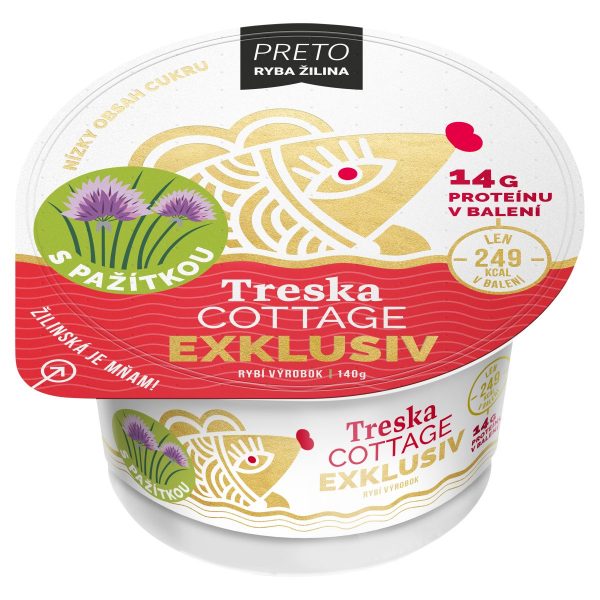 Treska Cottage Exklusiv pažítka 140g PRETO Žilina 1