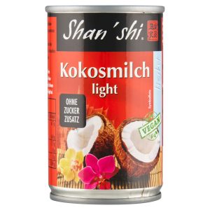 Mlieko kokosové light 165ml Shan'shi 75