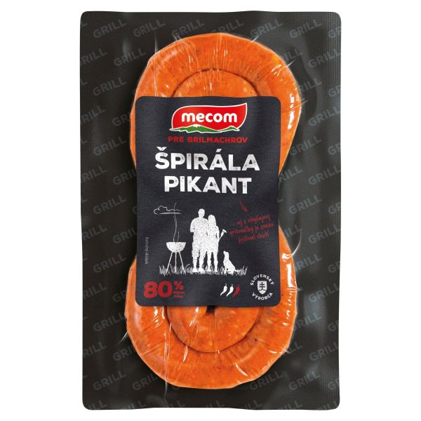 Klobásky pikant špirála GP 190g VB, Mecom 1