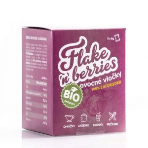 Bobule Flake'n berries Čučoriedka 7x8g VÝPREDAJ 2