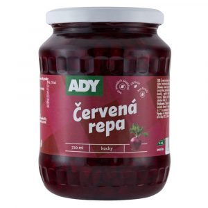 Cvikla (Červená repa) kocky 720ml (660g) Ady 23