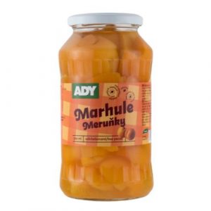 Kompót Marhule polené 720ml (660g) Ady 21