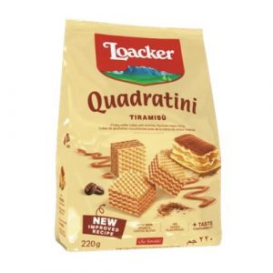 Loacker Quadratini oblátky Tiramisu 220g 24