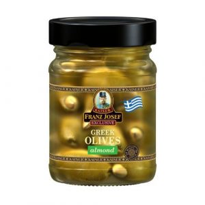 Olivy zelené plnené mandľou 250g Franz Josef 12