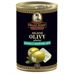 Olivy zelené s modrým syrom 300g Franz Josef 15